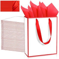Addblu 28 Pack Bulk Luxury Gift Bags with Handles & 28 Tissue Papers by Unknown