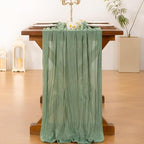 Cheesecloth Table Runner Fall Boho Wedding Birthday Party Home Decor - Image 3