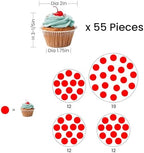 ELITEROO 4 Tier Round Cupcake Tower Stand for 50 Cupcakes, 360° Rotating Wood Cake Stand with Tiered Trays, Farmhouse Cookie Stand for Dessert Table Display for Wedding Birthday Baby Shower Tea Party - Image 6