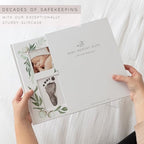 Baby Book Keepsake - Simple Baby Milestone Book for Boy or Girl - Baby Journal & Pregnancy Memory Book - Monthly Milestone Record Baby Books for Baby Shower - Modern Gender Neutral Style Gift for Moms - Image 3