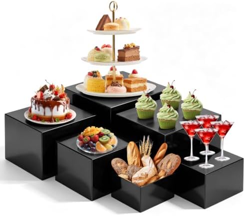 Redants 6 PCS Buffet Risers, Large Food Risers for Buffet Table by Unknown