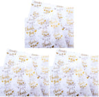 MR FIVE 50 Sheets White with Metallic Gold Thank You Tissue Paper Bulk,20" x 14",Thank You Tissue Paper for Packaging,Gift Bags,Metallic Gold Tissue for Graduation,Birthday,Thanksgiving (Pack of 3) by MRFIVE