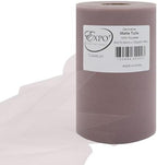 Expo International Decorative Matte Tulle, Roll/Spool of 6” X 100 Yards, Lightweight Polyester Tulle Fabric for Tutus, Costumes, and Party Decorations, Washable, Easy-to-Use, Light Gray - Image 2