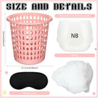 LemonRoad 4 Pack Funny Baby Shower Diaper Games Activities Kits Toss the Diaper in the Pail Hilarious Gender Reveal Games Prizes Accessories for Boys Girls Women Men (Pink) - Image 3