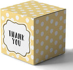 Paper Box - Mini Favor Box For Baby Shower 4x4x4 Inches Paper Gift Boxes, Candy Paper Box For Party Favors, Baby Shower Bird,Boy/Girl Theme- Pack Of 20 by Inkdotpot