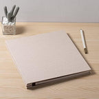 Large Photo Album Self Adhesive 4x6 5x7 6x8 8x10 Pictures Scrapbook Magnetic Album DIY Scrap Book 60 Sticky Pages Linen Cover DIY Photo Album with A Metallic Pen and DIY Accessories(Light Beige), - Image 6