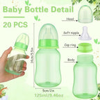 TrelaCo 20 Pcs Bottle Chug Game, Forest Animal Baby Shower Favors, Green - Image 3