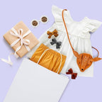 GSSUSA White Kraft Paper Gift Bag with Handles, 10x5x13 Bulk Shopping Grocery Paper Bags 300 Pcs - Image 6