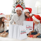 GSSUSA White Kraft Paper Gift Bag with Handles, 10x5x13 Bulk Shopping Grocery Paper Bags 300 Pcs - Image 7