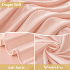 Big Dusty Pink Bow Backdrop Party Decorations Pink Bow Decor 48x24x120 Inches Giant Bow Birthday Party Backdrop for Wedding Baby Shower Bridal Shower Photography Coquette Room Decor - Image 4