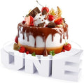 12 inch One Letters Round Cake Stand 1st Birthday Cupcake Display by Czlotyh