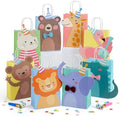 YooNotee 24 Packs Animal Parade Themed Paper Gift Bags with 3D Shapes by Unknown