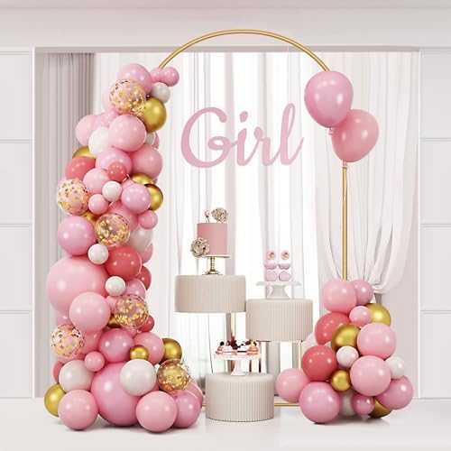 7.2FT Metal Arch Backdrop Stand Gold Wedding Balloon Frame Pergola Arbor - Image 6