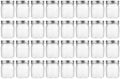 novelinks 8 oz Plastic Mason Jars and Clear Plastic Jars with Lids 8 oz by novelinks