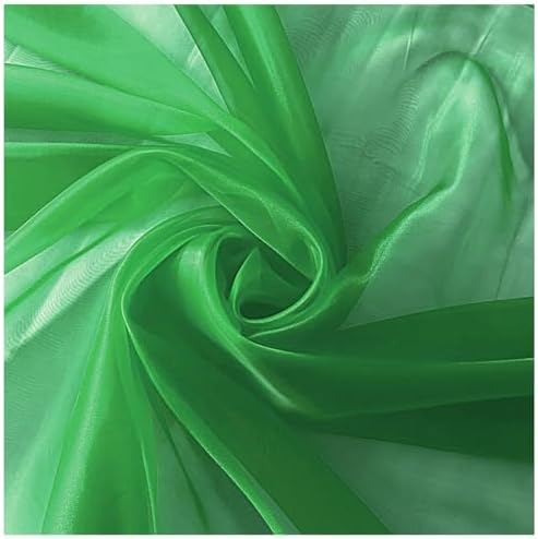 15 Yard Organza Fabric 44" Wide for Wedding Event Décor - Green - Image 5