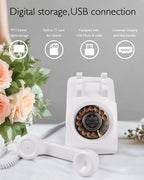 Audio Guest Book Wedding Phone, Retro Audio Guestbook (White) - Image 3