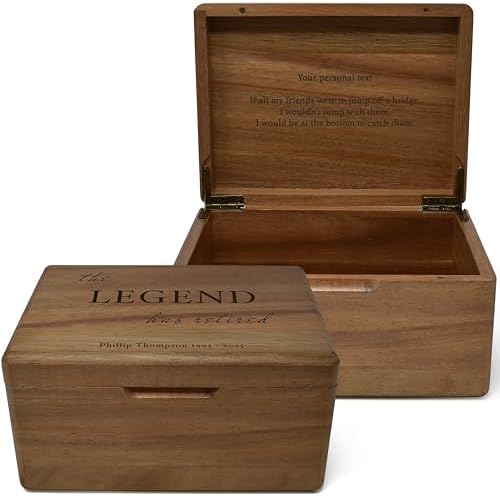 Retirement Memory Box, Farewell Gifts for Coworkers, Teacher Appreciation by TopObsession
