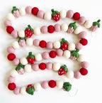 Strawberry Garland, Strawberry Banner Birthday Decorations, Classroom Decor - Image 2