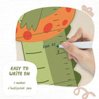 Personalized Name Kids Height Wall Chart - Crocodile Wood Height Chart - Image 6