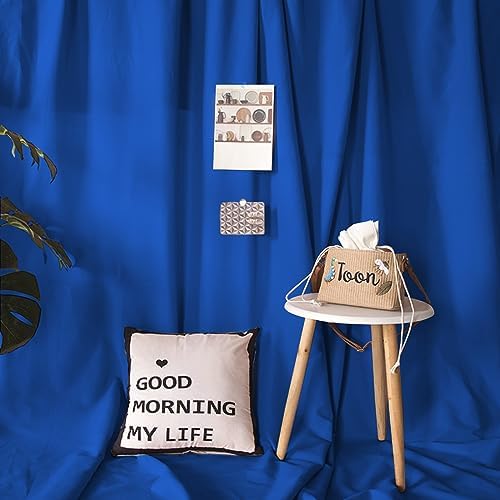 Royal Blue Backdrop Curtains 10ftx10ft Wedding Polyester Photo Drapes - Image 5