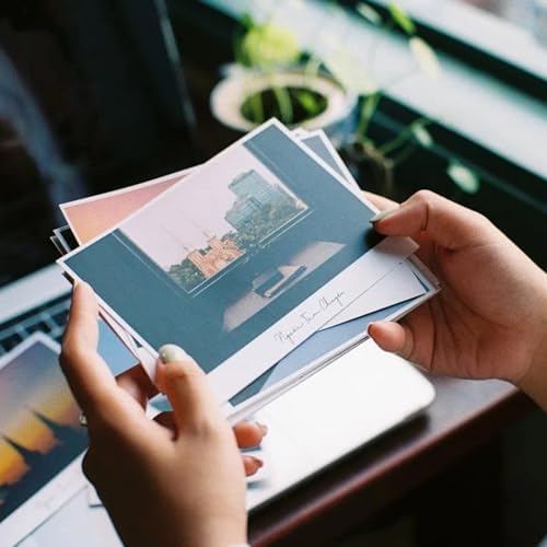 Custom Postcards for Small Business,Personalized Your Own Postcards with Photo/Text/Logo Print,8 Size,30-200 pcs,Upload Your Design or Image(Glossy) (5.5x8.5in) - Image 7