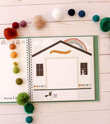 Lucy Darling Baby Memory Book – Little Rainbow | First 5 Years Journal & Photo Album | Gender-Neutral Milestone Keepsake for Baby Boy or Girl | New Mom Gift - Image 6
