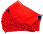 MDS Pack of 100 Organza Chair Sashes for Wedding & Event Décor – Red - Image 4