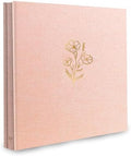Holoary Photo Album 4x6 600 Photos 5 Pictures Per Page, 600 Pockets 4”x6” Picture Album, Linen Fabric Cover Big Picture Book for Photos, 4x6 Photo Albums for Family Weddings Travel Memories(Pink) by Holoary