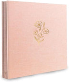 Holoary Photo Album 4x6 600 Photos 5 Pictures Per Page, 600 Pockets 4”x6” Picture Album, Linen Fabric Cover Big Picture Book for Photos, 4x6 Photo Albums for Family Weddings Travel Memories(Pink) by Holoary