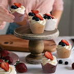Aodaer 240 Pcs Mini Cupcake Liners Muffin Liners Baking Cups (Pack of 2) - Image 6