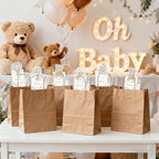 60 Sets Baby Shower Gifts Pens in Bulk for Guests Blue Bear Party Favors Retractable Ballpoint Pen with Bookmarks Black Ink Gender Reveal Souvenirs Prizes Gifts Supplies - Image 4