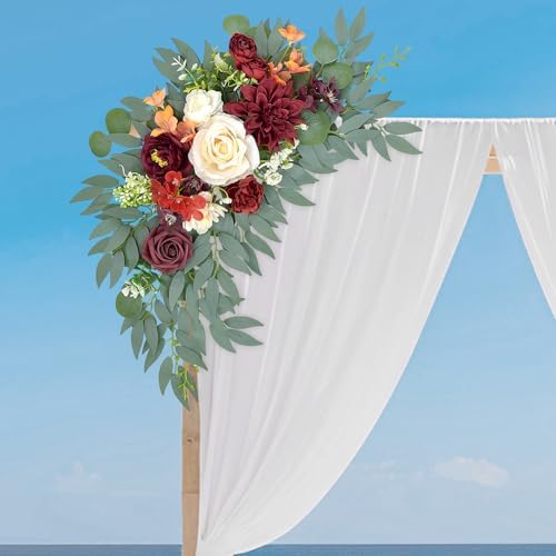 Artificial Arch Flowers for Wedding Backdrop - Image 4