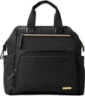 Skip Hop Diaper Bag Backpack: Mainframe Large Capacity Wide Open Structure with Changing Pad & Stroller Attachement, Black with Gold Trim by Unknown