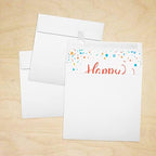 LUXPaper Square Invitation Envelopes | Peel & Press | 6" x 6" | Bright White | 80lb. Text | 250 Qty - Image 7