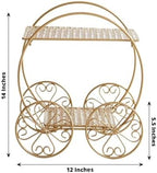 Efavormart 2 Sets of Large Metallic Gold Bird Cage Wedding Centerpiece Table Party Decor All Occasions - 9",13" Tall - Image 3