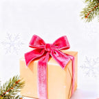 Meseey 4 Inch Wide Hot Pink Velvet Wired Ribbon, 10 Yards Velvet Ribbon with Wire Edge for Christmas Tree, Wreaths, Gift Wrapping, Bows, Crafts and Holiday Decorations - Image 6
