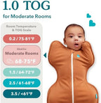 Love to Dream Swaddle Up Bamboo Baby Sleep Sack | 1.0 TOG, 8-13lbs, Blue - Image 4
