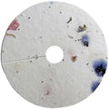 Of The Earth Handmade Paper - Wildflower Seed Paper Wine Glass Tag - 3" Diameter - Set of 36 - Choose Your Paper (56s Pink & Purple Petal) by OfTheEarth