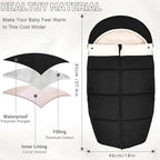 Winter Bunting Bags Universal, Baby Stoller Sleep Bag, Toddler Footmuff - Image 5