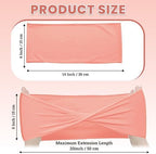 MDS Pack of 250 Spandex Chair Sashes Without Slider Buckles – Peach - Image 2