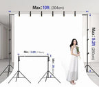 EMART 9.2x10FT Backdrop Stand Adjustable Back Drop Stand for Party Wedding - Image 2