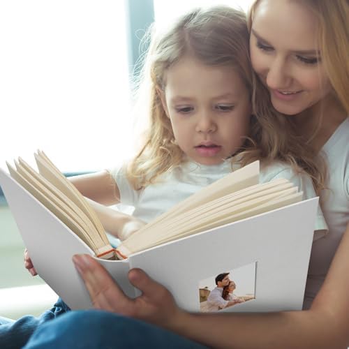 Vienrose Scrapbook Photo Album, 12x12 Inches, 60 Pages, White - Image 6