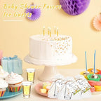 Pickmesh 50 Sets Honey Bee Baby Shower Shot Glasses for Guests Include Little Honey Is on The Way Acrylic Shot Glasses Bee Cards Bags for Gender Reveal Summer Party Favors Supplies - Image 6