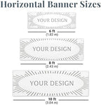 Let's Make Memories Personalized Banner for Any Occasion - Birthday Party, Retirement, Shower, Etc - Create Your Own Custom Banner - Party Decorations - Indoor/Outdoor Vinyl - Green - 10ft - Image 5