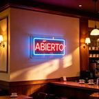 ABIERTO Spanish Open Neon Sign, 5V USB Home Lighting, Modern Decor, Stylish Lighting, Business Open Sign for Bar Restaurant Coffee Salon Store - Image 4