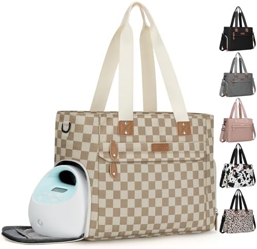 Pritent Baby Diaper Bag Tote,Waterproof Maternity Breast Pump Bags for Mom by Pritent