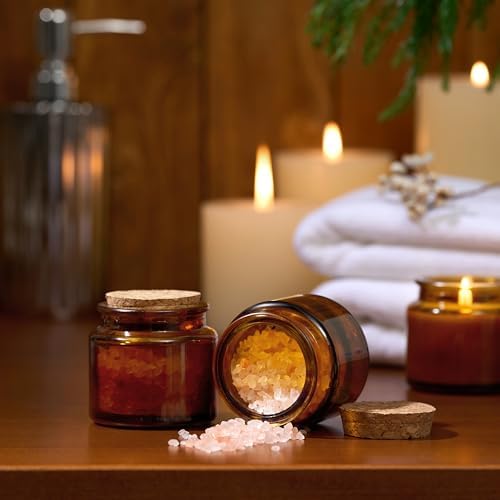 Danmu 3oz Candle Jars,Small Glass Jars with Lids for Making Candles 24 Pack - Image 6