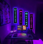 Personalized Game Room Name Neon Sign Panels Wooden Decoration For Gamers, Birthday Gift, Led Lights for Gaming Room, Gaming Zone Led Wall Decor - Image 5
