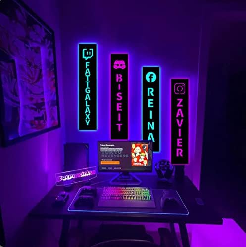 Personalized Game Room Name Neon Sign Panels Wooden Decoration For Gamers, Birthday Gift, Led Lights for Gaming Room, Gaming Zone Led Wall Decor - Image 5