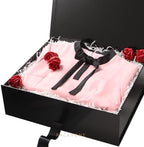 PACKHOME Extra Large Black Gift Box with Ribbon Magnetic Lid 17x14.5x5.5in - Image 3